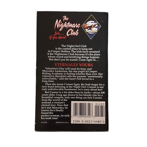 Eternally Yours The Nightmare Club #9 – First Edition Paperback by Cameron Dokey - Picture 2 of 4